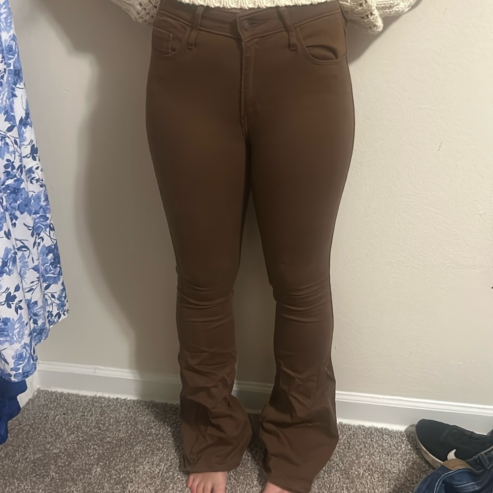 Brown Flare Jeans